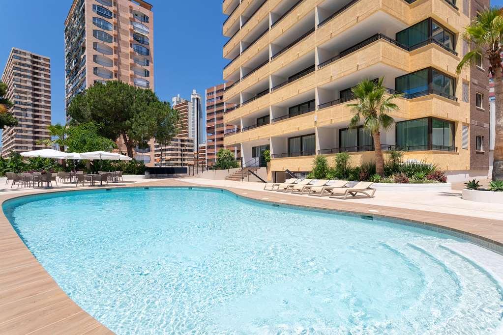 בנידורם Halley Hotel & Apartments Affiliated By Melia מסעדה תמונה